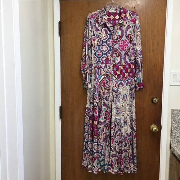 NEW Soft Surroundings Palmero Soho Maxi Dress - Picture 3 of 12